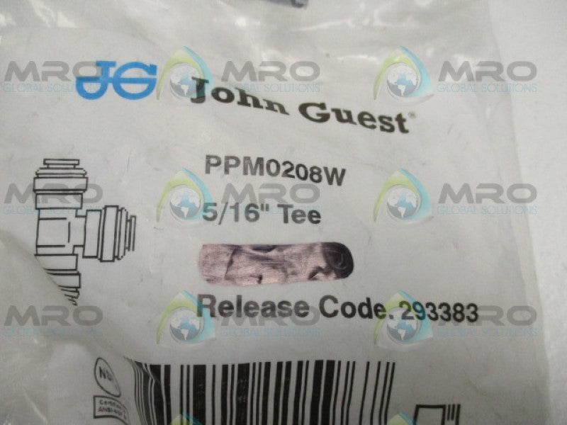 JOHNGUEST PPM0208W TEE 5/16" NSNP