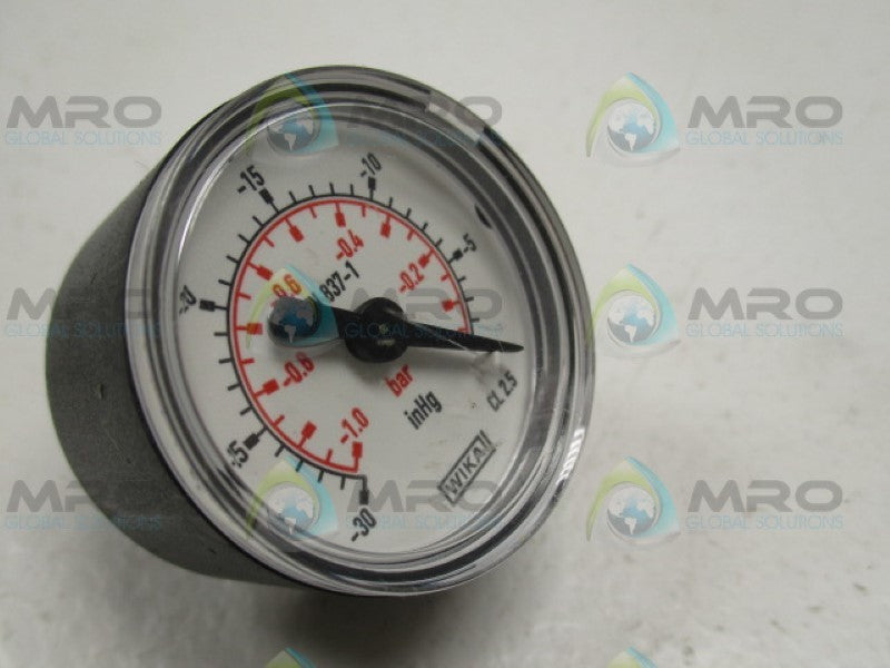 WIKA -30 TO CL2.5"HG PRESSURE GAUGE NSNP