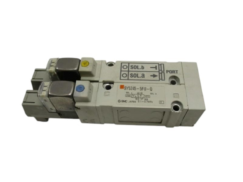 SMC SY5245-5FU-Q DUAL VALVE 24VDC UNMP