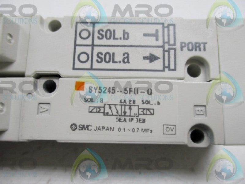 SMC SY5245-5FU-Q DUAL VALVE 24VDC NSNP