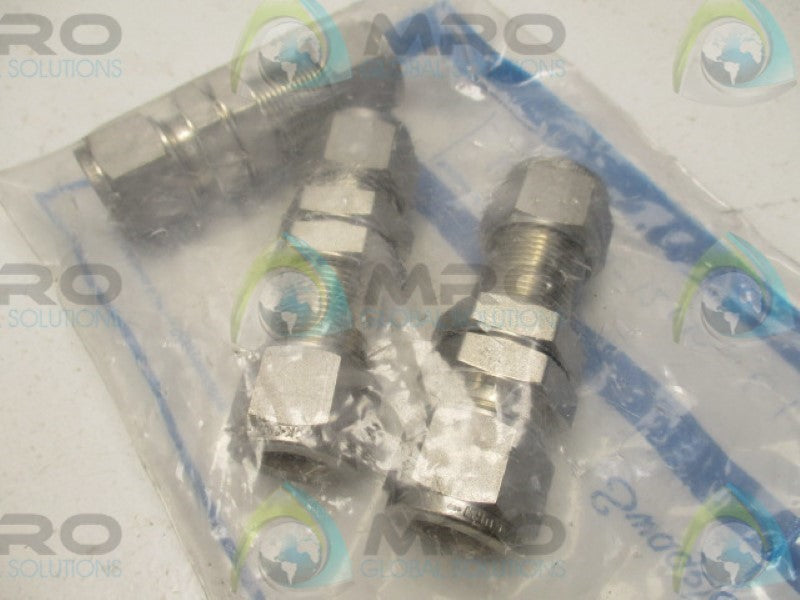 SWAGELOK SS-12M0-61 BULKHEAD UNION TUBE FITTING (PKG OF 3) NSMP