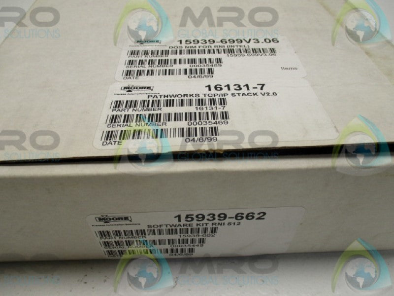 MOORE 15939-662 15939-662V3.06 16131-7 KIT NSMP