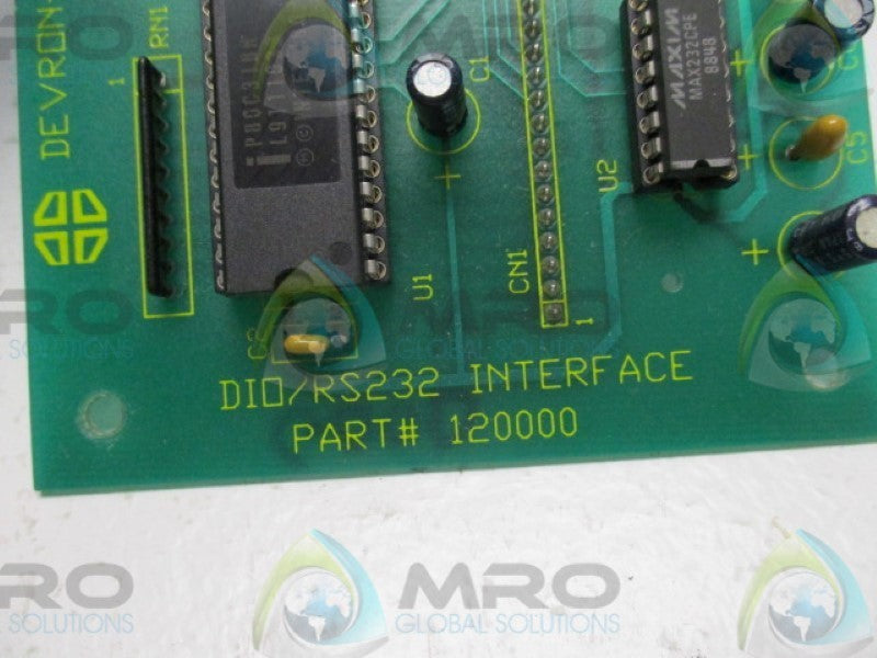 DEVRON-HERCULES 120000 DIO/RS232 INTERFACE UNMP