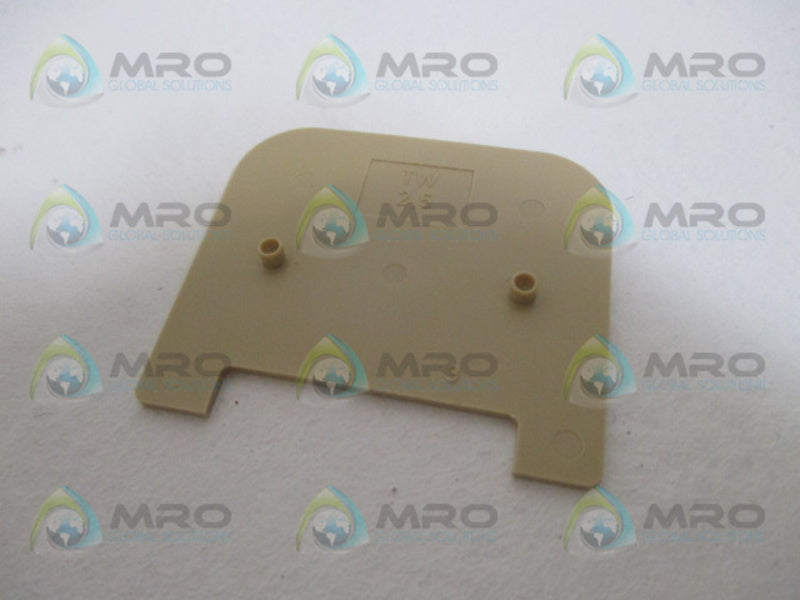 INDUSTRIAL MRO TW2,5 END BARRIER *NEW NO BOX*