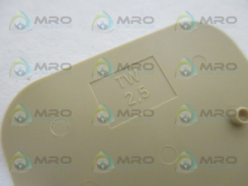 INDUSTRIAL MRO TW2,5 END BARRIER *NEW NO BOX*