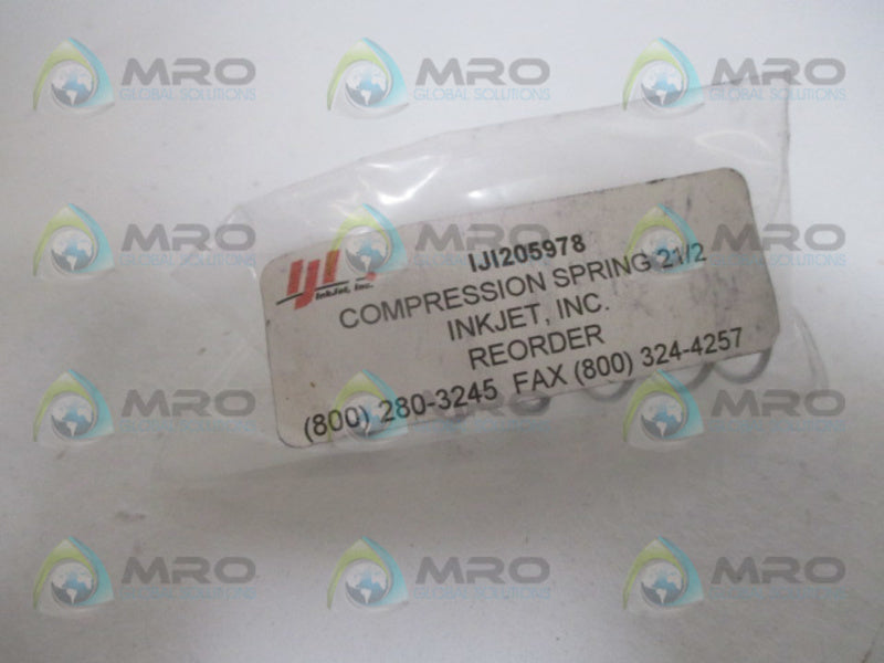 INKJET IJI205978 SPRING ORIGINAL PACKAGE