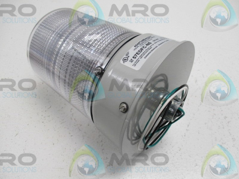 EDWARD SIGNALING 57EDFC-N5 CLEAR STROBE LIGHT 120VAC NSMP