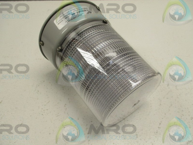 EDWARD SIGNALING 57EDFC-N5 CLEAR STROBE LIGHT 120VAC NSMP