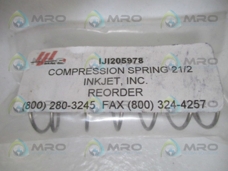 INKJET IJI205978 SPRING ORIGINAL PACKAGE