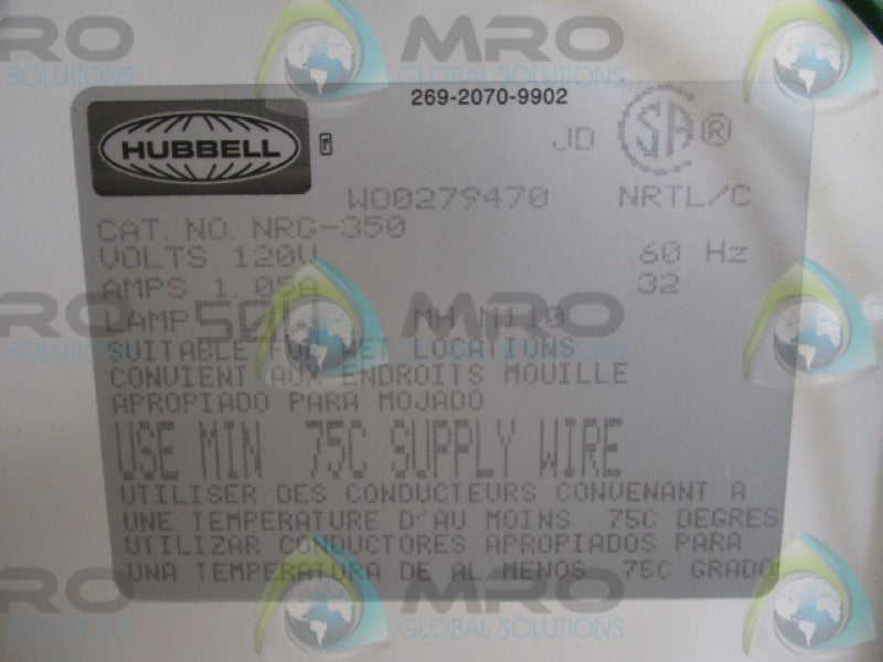 HUBBELL NRG-350 OUTDOOR LIGHTING 50W 120V NSMP