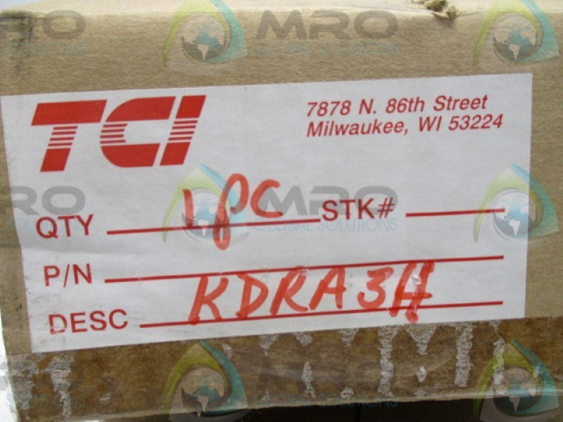 TCI KDRA3H DRIVE REACTOR 7.6A 480V NSMP