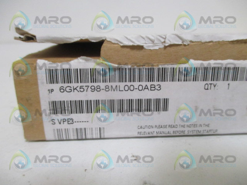 SIEMENS 6GK5798-8ML00-0AB3 DIN RAIL SET (AS PICTURED) NSMP