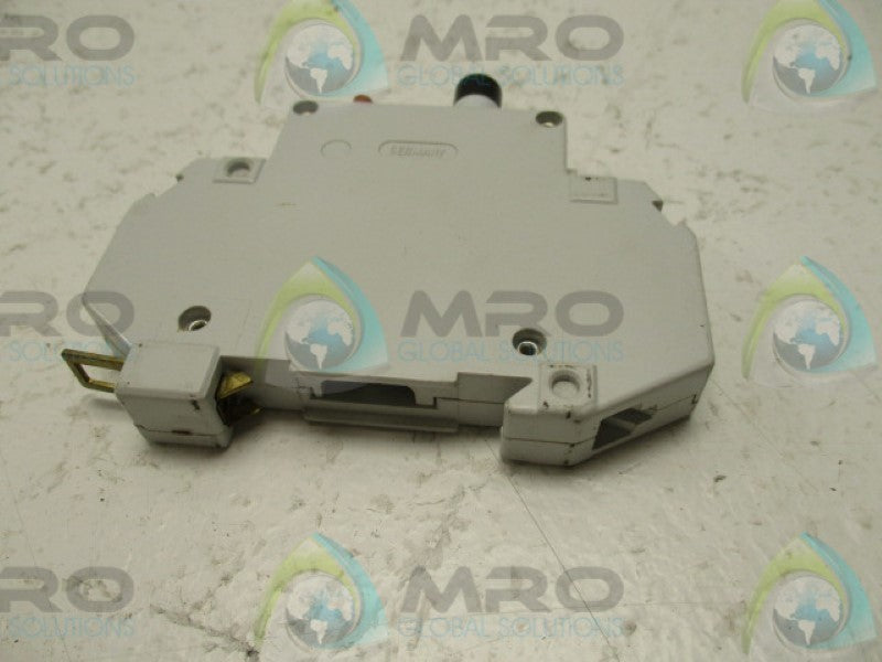 WEIDMULLER 910100 0.5A 65VDC/250VAC CIRCUIT BREAKER PROTECTOR  UNMP