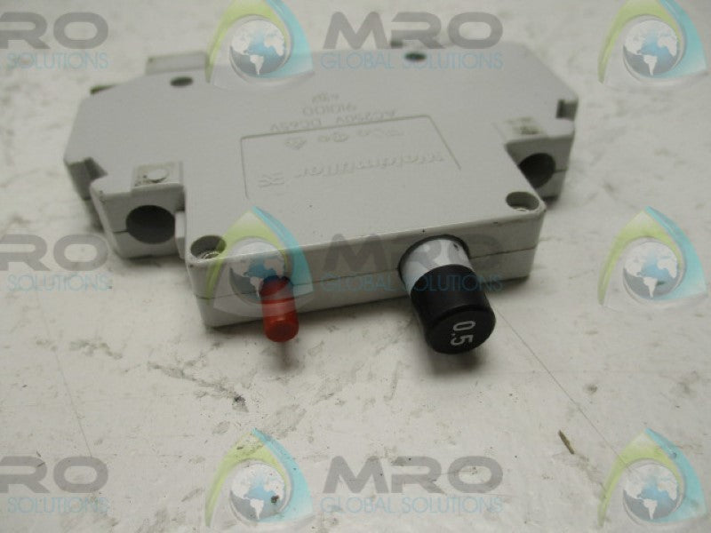 WEIDMULLER 910100 0.5A 65VDC/250VAC CIRCUIT BREAKER PROTECTOR  UNMP
