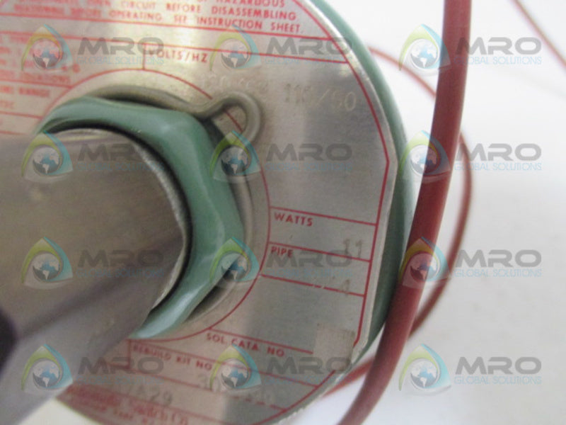 ASCO 8317A29 VALVE 120V UNMP