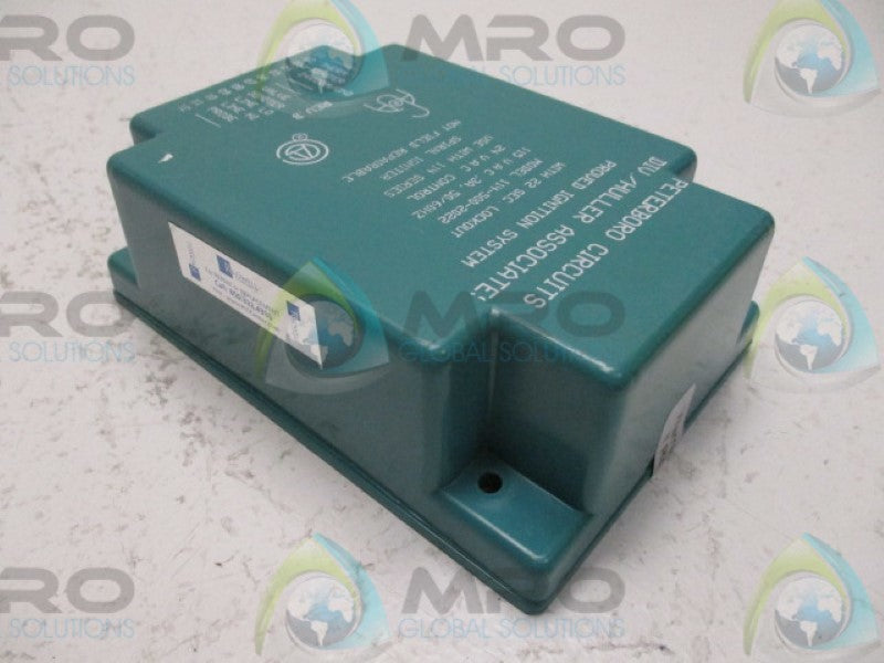 HULLER ASSOCIATES 114-500-2022 IGNITION SYSTEM 22SECOND LOCKOUT 115VAC  UNMP