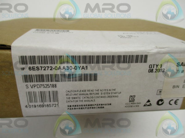 SIEMENS TEXTDISPLAY 6ES7272-0AA30-0YA1 OPERATOR INTERFACE  NSFS