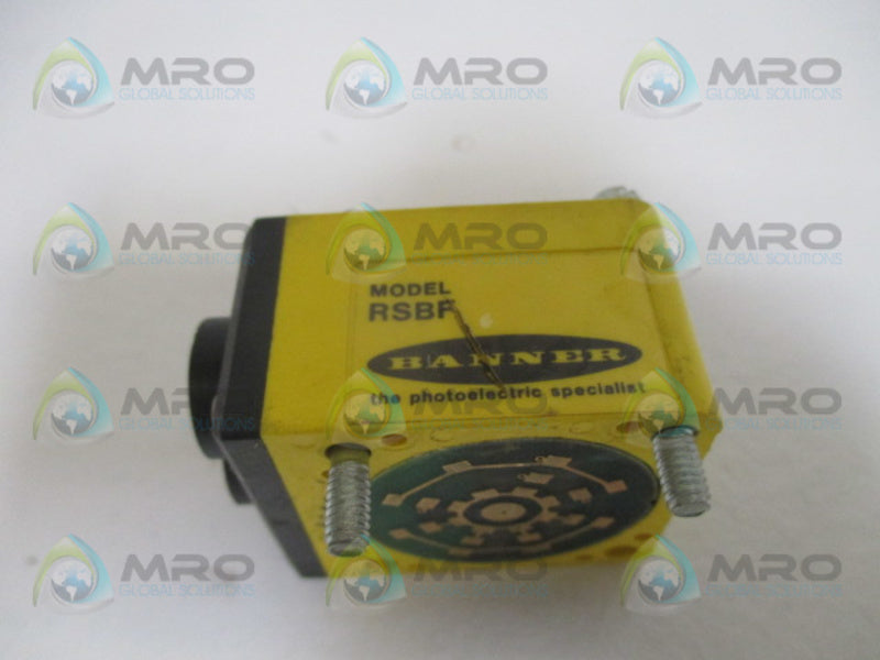 BANNER ENGINEERING RSBF FIBER OPTIC HEAD (AS PICTURED) UNMP