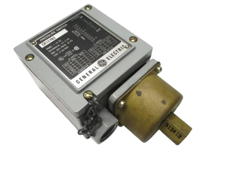 GENERAL ELECTRIC CR127B3 PRESSURE SWITCH 0-15PSI DIFF 30PSI MAX  UNMP