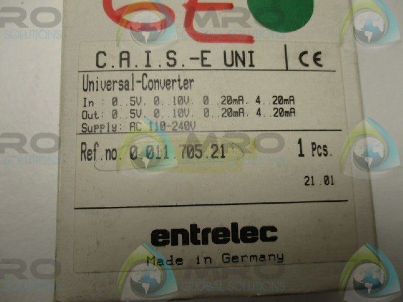 ENTRELEC C.A.I.S.-E UNI 0.011.705.21 CONVERTER  NSMP