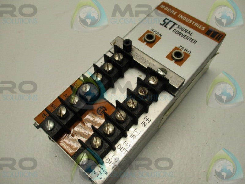 MOORE SCT/4-20MA/4-20MA/117AC-STD SIGNAL CONVERTER  UNMP