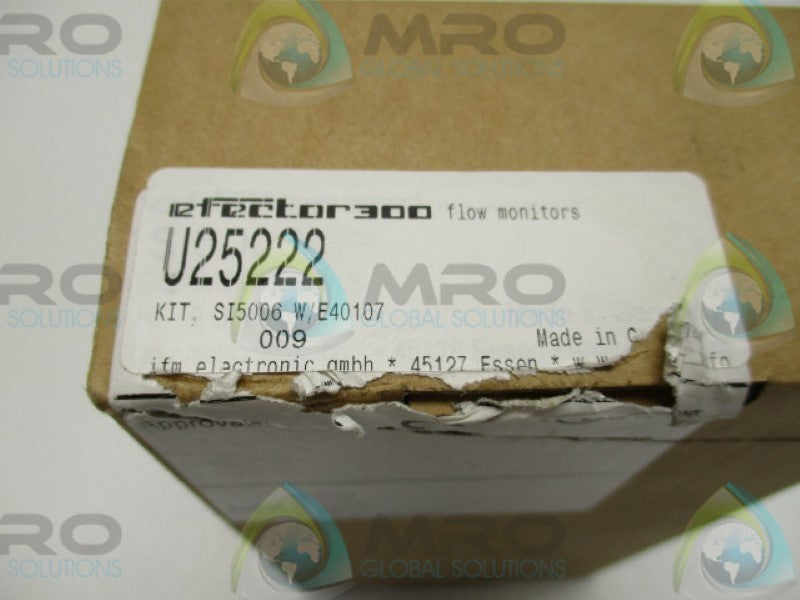 IFM EFECTOR U25222 FLOW MONITOR KIT  NSMP