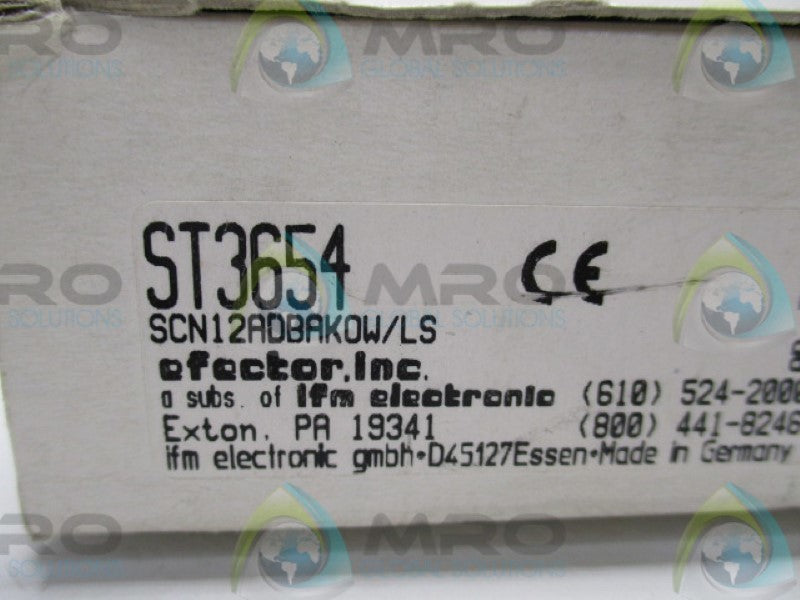 IFM EFECTOR ST3654 FLOW MONITOR  NSMP