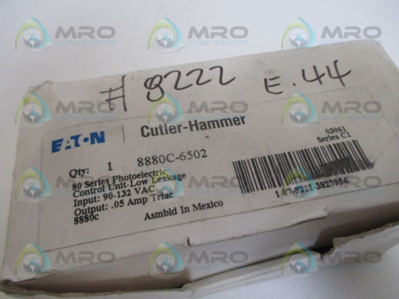 CUTLER HAMMER 8880C-6502 CONTROL MODULE (AS PICTURED) NSNP