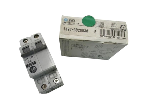 ALLEN BRADLEY 1492-CB2G030 SER. B CIRCUIT BREAKER 3A  NSMP