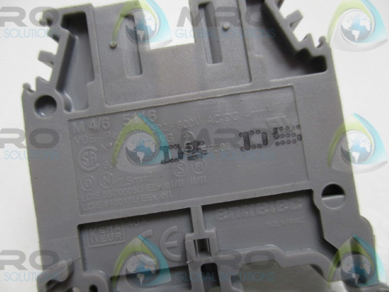 ENTRELEC M4/6 5116 TERMINAL BLOCK  UNMP