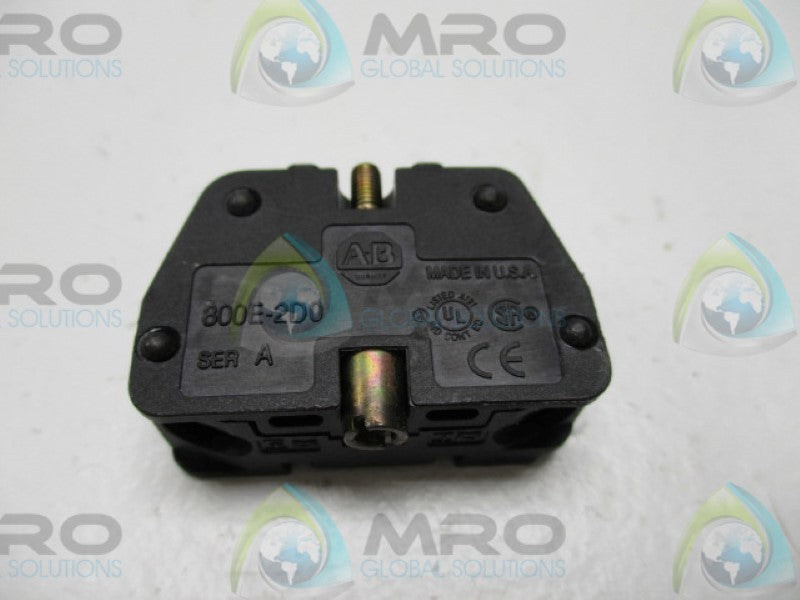 ALLLEN BRADLEY 800E-2D0 SER. A POWER MODULE WITH OUT LAMP (AS PICTURED)  UNMP