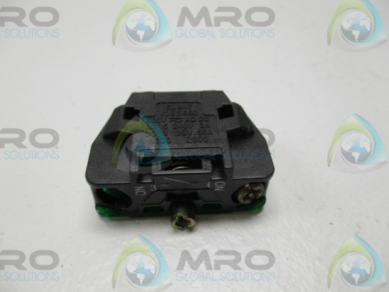 INDUSTRIAL SPARE PART 800E-2X10 SER. A CONTACT BLOCK  UNMP