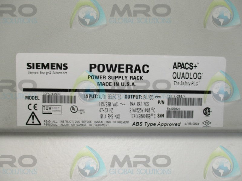 SIEMENS 39PSR4ANDN (AS PICTURED)  NSNP