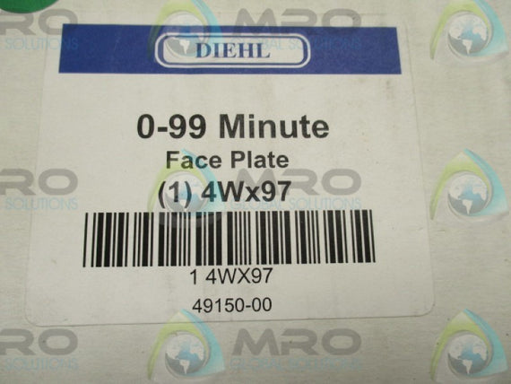 DIEHL 49150-00 FACE PLATE  NSMP