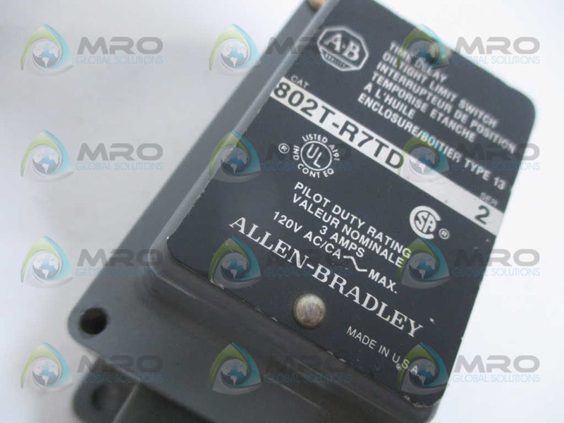 INDUSTRIAL SPARE PART 802T-R7TD SER. 2 LIMIT SWITCH (AS PICTURED) NSNP