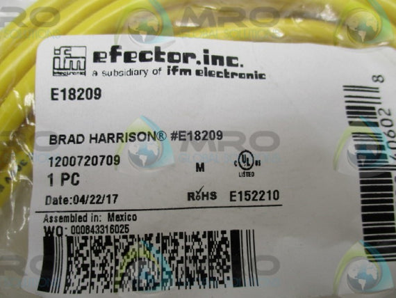 IFM EFECTOR 41307 E18209 CABLE  NSMP