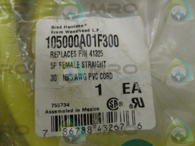 DANIEL WOODHEAD 41325 FEMALE CABLE 30FT  NSMP