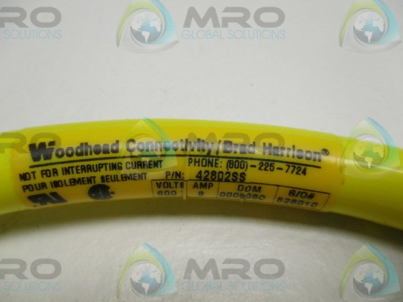 DANIEL WOODHEAD 42802SS CORDSET NSNP