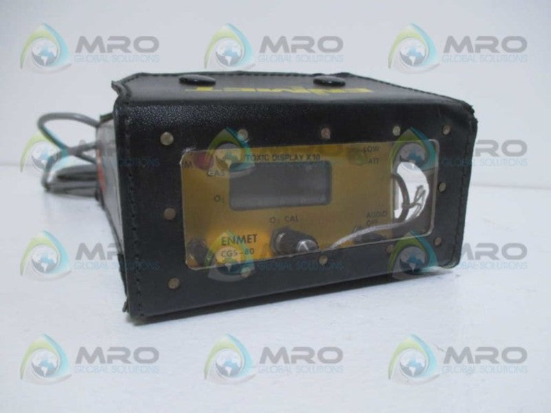 ENMET CGS-80 PORTABLE TOXIC GAS & OXYGEN DETECTOR UNMP