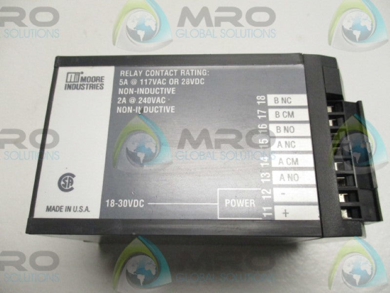 MOORE TDA/J-10MV/DH1H1/24VDC[DIN] THERMOCOUPLER ALARM  UNMP