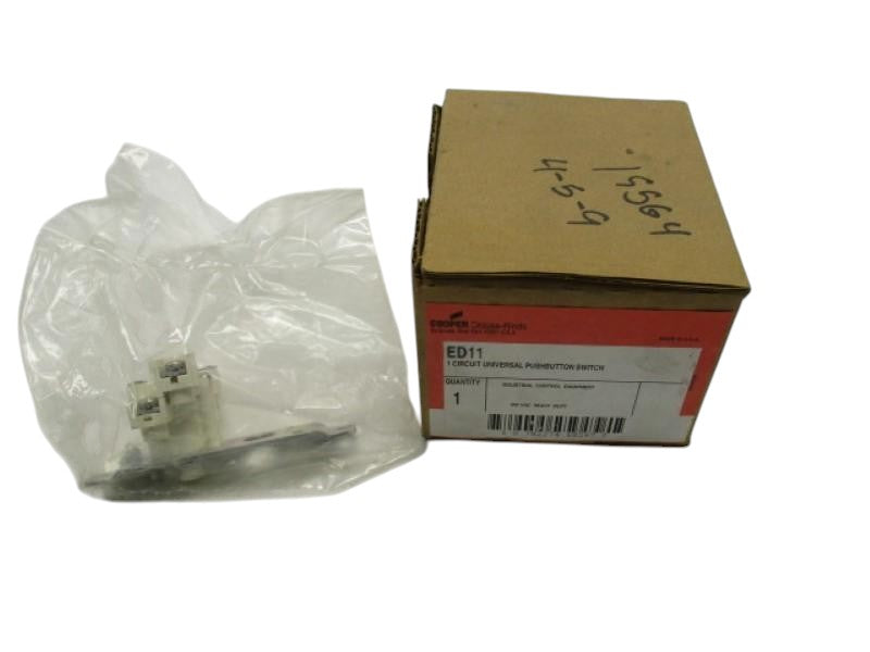 COOPER CROUSE-HINDS ED11 UNIVERSAL PUSHBUTTON SWITCH 1-CIRCUIT  NSMP