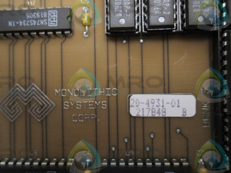 MONOLITHIC SYSTEMS DC6460X1-TA3 RAM MODULE 16MB  NSNP