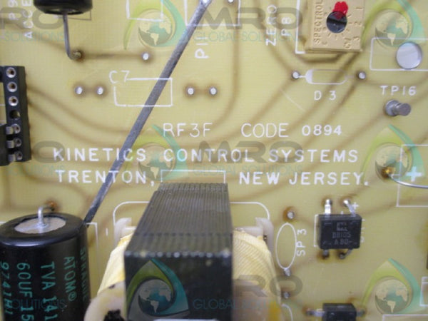 KINETICS CONTROL SYSTEMS RF3F CIRCUIT BOARD  UNMP