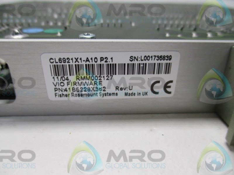 FISHER 41B5847 EXTERNAL INTERFACE CARD  NSNP