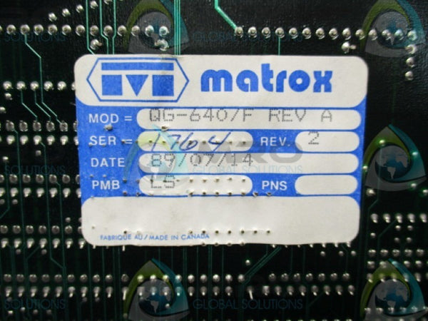 FISHER DC6460X1-LA1 MATROX VDU CONTROLLER BOARD  UNMP