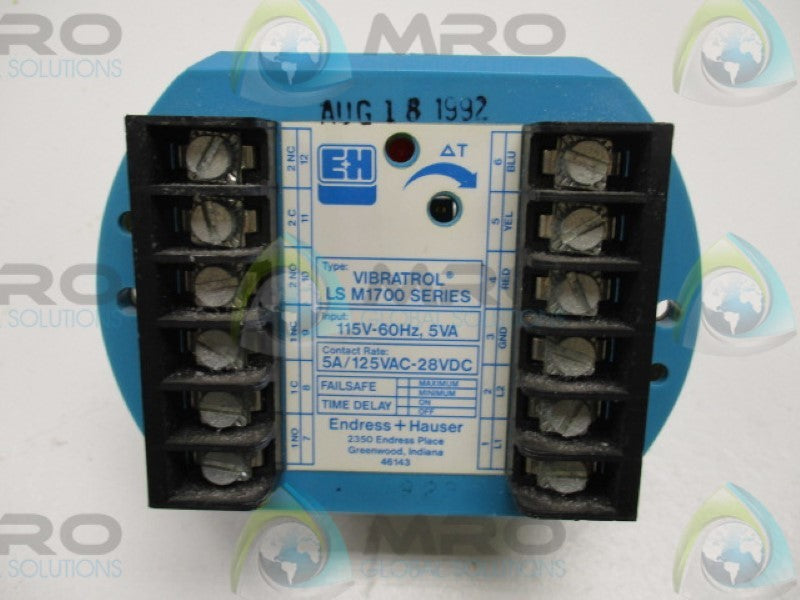 ENDRESS+HAUSER VIBRATION LSM1700 SERIES (AS PICTURED)  NSNP
