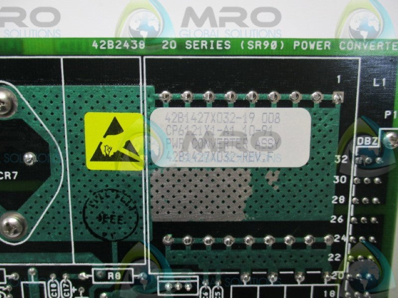 FISHER 42B1427X032 POWER CONVERTER ASSEMBLY BOARD  UNMP