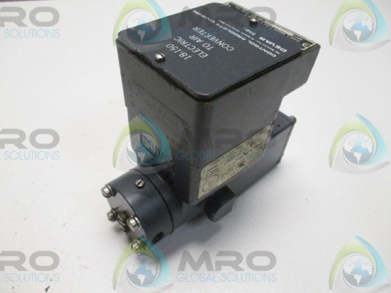 DEVAR 18-150-1 RESISTANCE TO AIR CONVERTER 500/800 FJ  UNMP