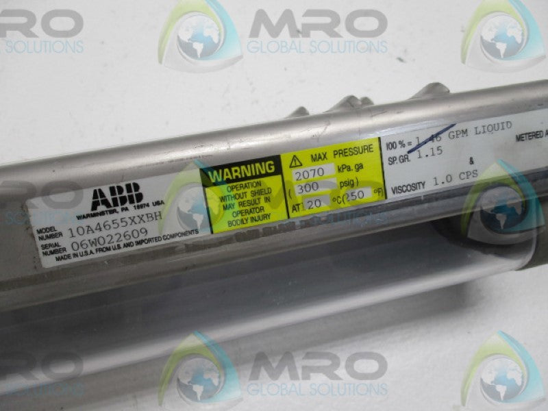 ABB 10A4655XXBH FLOW METER 10-100%   UNMP