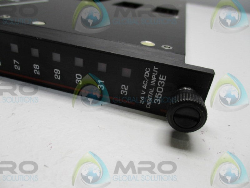 TRICONEX 3503E DIGITAL INPUT MODULE 24V  NSNP